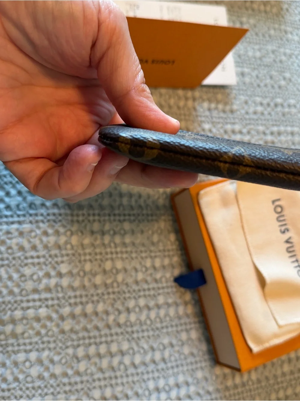 Louis Vuitton Monogram Brown & Gold Key/Card Holder